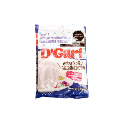 GELATINA DGARI LECHE CONDENSADA 50X120GR