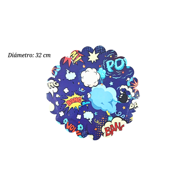 BASE CARTON REDONDA 32CM COMIC FA