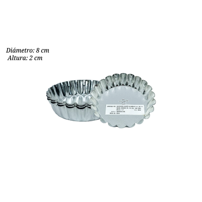 MOLDE PARA TARTA NUM 8 REDONDA