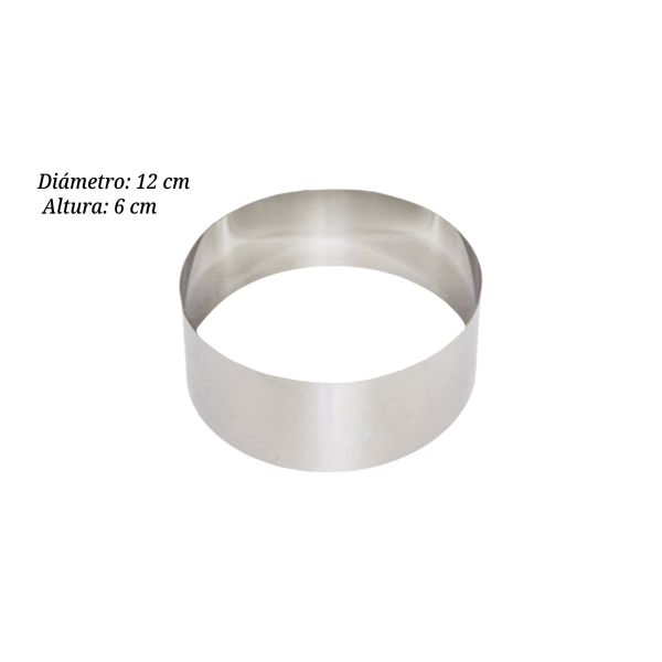 ARO REDONDO 12 CM ACERO INOX GILO