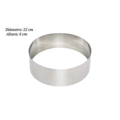 ARO REDONDO 22 CM ACERO INOX GILO ARO REDONDO 22 CM ACERO INOX GILO