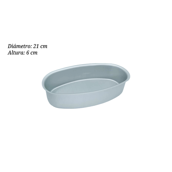 MOLDE ALUM OVALADO 21X10X6CM PAN000170