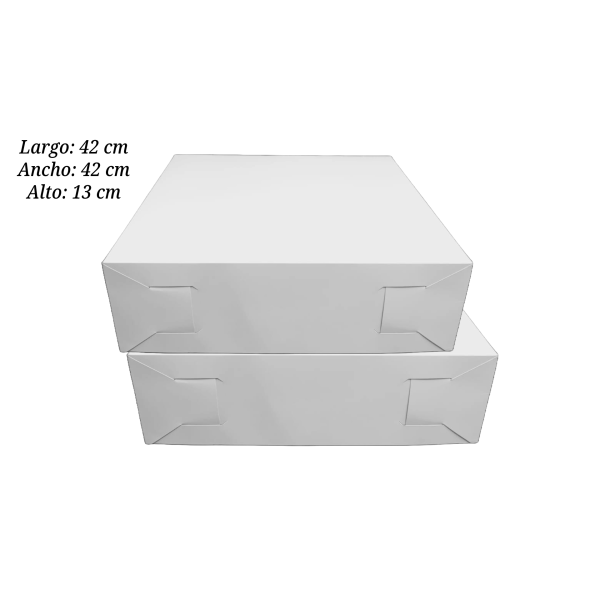 CAJA PARA PASTEL 42X42X13