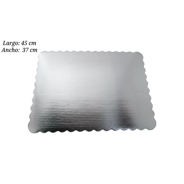 BASE PLATA RECTANGULAR MEDIA 35X47 CORRUFACIL