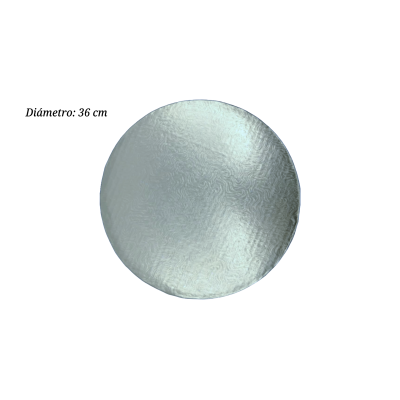 BASE FORRADA PLATA 36CM   ESPULGAR