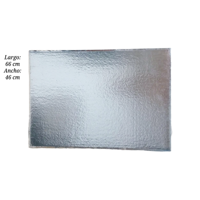 BASE CARTON PLATEADA LISTON 46X66CM 1 PLANCHA