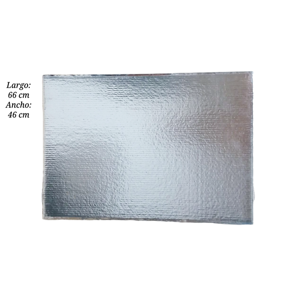 BASE CARTON PLATEADA LISTON 46X66CM 1 PLANCHA