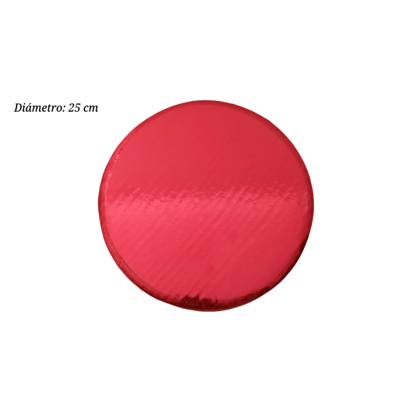 BASE ROJA LISTON 25CM