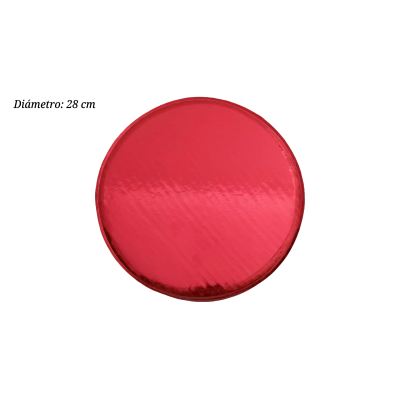 BASE ROJA LISTON 28CM