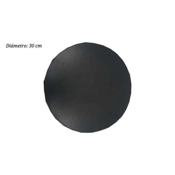 BASE FORRADA NEGRA 30CM 3MM ALTA RESISTENCIA