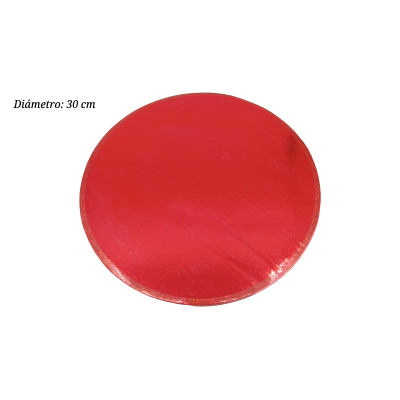 BASE ROJA LISTON 30CM