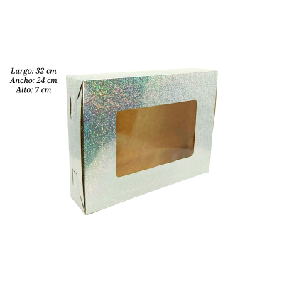 CAJA PARA MUFFIN TORNASOL CON VENTANA 12 CAVIDADES