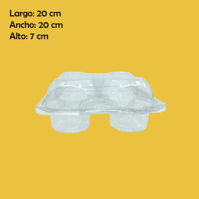 DOMO PARA CUPCAKE 4 CAVIDADES INIX CJ150PZ M2020-4A